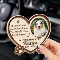 Custom Photo No Longer By My Side But Forever In My Heart - Memorial Personalized Custom Car Visor Clip - Sympathy Gift For Pet Owners, Pet Lovers 6 Custom Photo No Longer By My Side But Forever In My Heart - Memorial Personalized Custom Car Visor Clip - Sympathy Gift For Pet Owners, Pet Lovers -Pawfect House Sale 676e599338f54