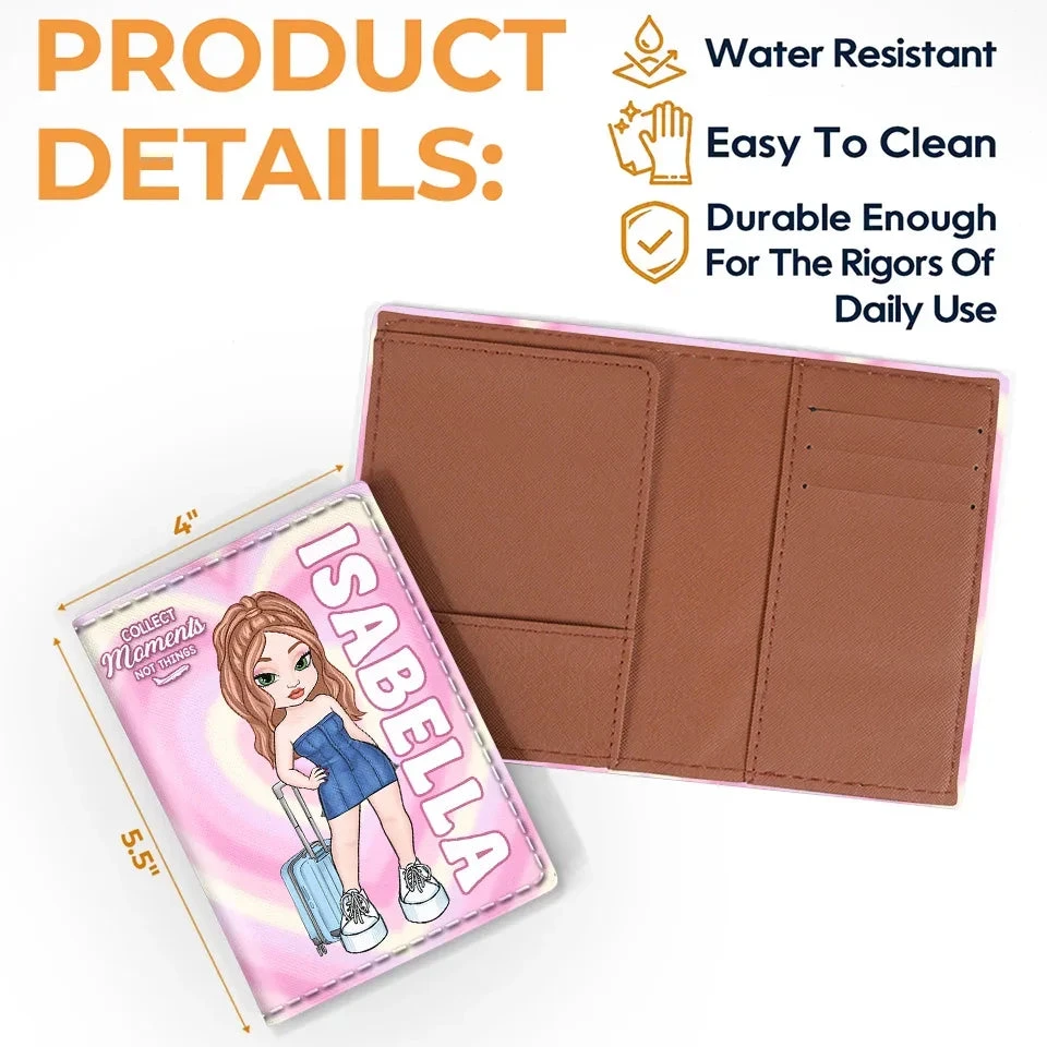 Finding Paradise Wherever I Go - Travel Personalized Custom Passport Cover, Passport Holder - Holiday Vacation Gift, Gift For Adventure Travel Lovers 4 Finding Paradise Wherever I Go - Travel Personalized Custom Passport Cover, Passport Holder - Holiday Vacation Gift, Gift For Adventure Travel Lovers - Image 4