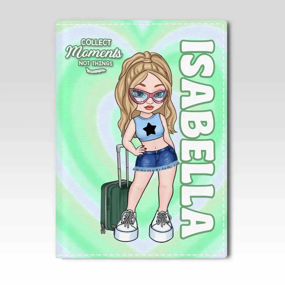 Finding Paradise Wherever I Go - Travel Personalized Custom Passport Cover, Passport Holder - Holiday Vacation Gift, Gift For Adventure Travel Lovers 2 Finding Paradise Wherever I Go - Travel Personalized Custom Passport Cover, Passport Holder - Holiday Vacation Gift, Gift For Adventure Travel Lovers - Image 2