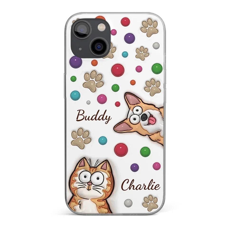 The Best Therapist Has Fur And Four Legs - Dog & Cat Personalized Custom 3D Inflated Effect Printed Clear Phone Case - Gift For Pet Owners, Pet Lovers 1 The Best Therapist Has Fur And Four Legs - Dog & Cat Personalized Custom 3D Inflated Effect Printed Clear Phone Case - Gift For Pet Owners, Pet Lovers