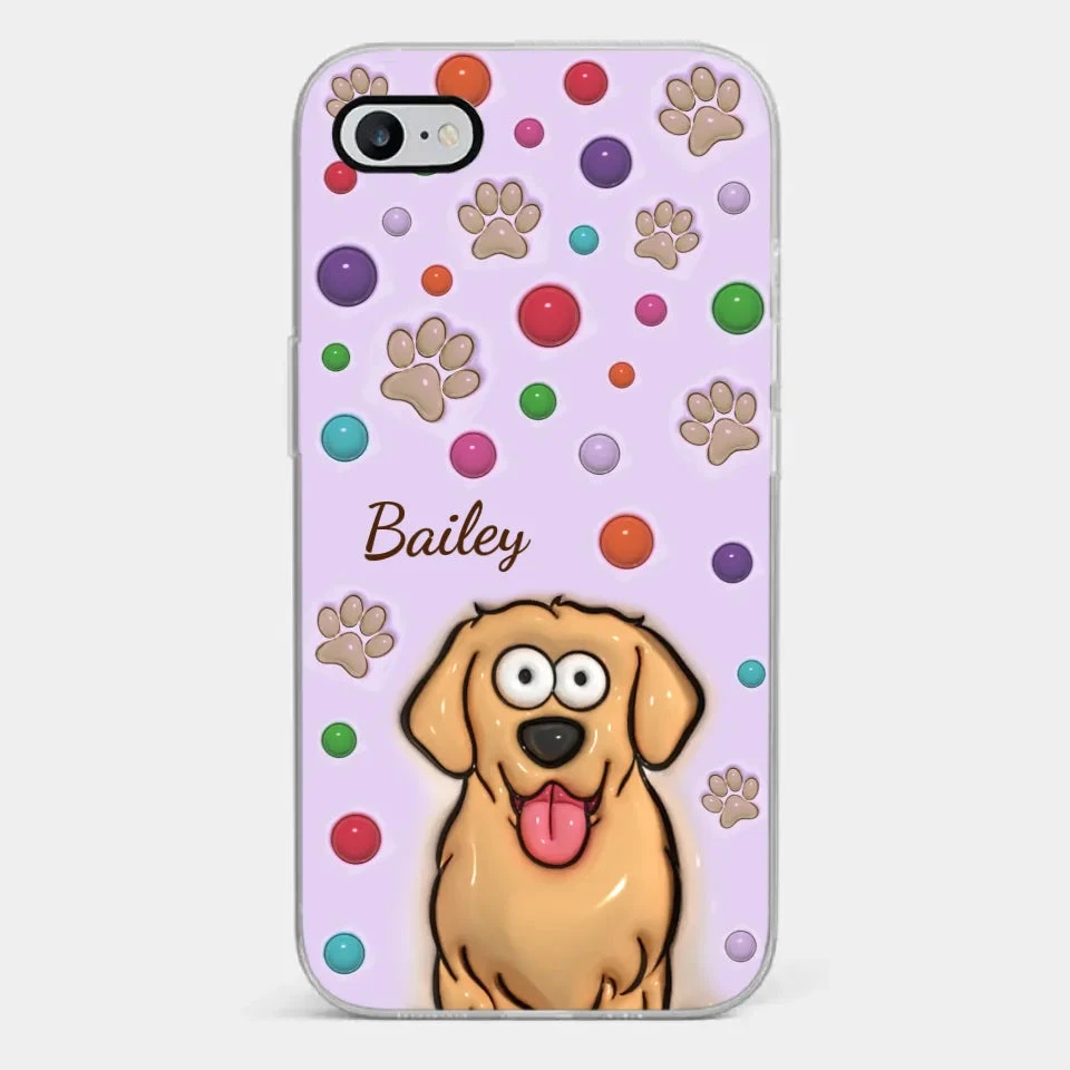 The Best Therapist Has Fur And Four Legs - Dog & Cat Personalized Custom 3D Inflated Effect Printed Clear Phone Case - Gift For Pet Owners, Pet Lovers 2 The Best Therapist Has Fur And Four Legs - Dog & Cat Personalized Custom 3D Inflated Effect Printed Clear Phone Case - Gift For Pet Owners, Pet Lovers - Image 2