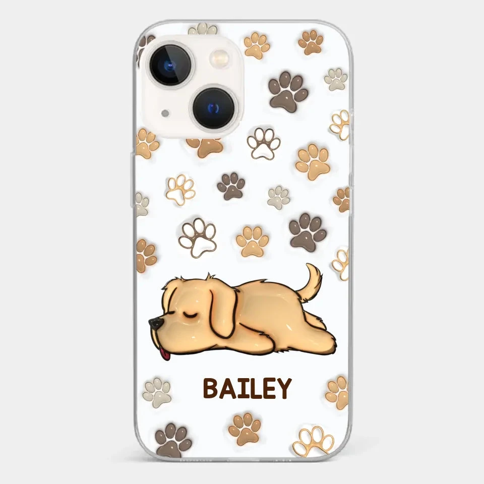 Pets Leave Paw Prints On Our Hearts - Dog & Cat Personalized Custom 3D Inflated Effect Printed Clear Phone Case - Gift For Pet Owners, Pet Lovers 13 Pets Leave Paw Prints On Our Hearts - Dog & Cat Personalized Custom 3D Inflated Effect Printed Clear Phone Case - Gift For Pet Owners, Pet Lovers - Image 13