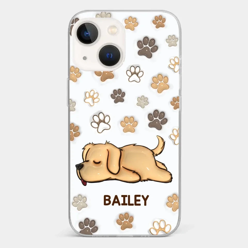 Pets Leave Paw Prints On Our Hearts - Dog & Cat Personalized Custom 3D Inflated Effect Printed Clear Phone Case - Gift For Pet Owners, Pet Lovers 14 Pets Leave Paw Prints On Our Hearts - Dog & Cat Personalized Custom 3D Inflated Effect Printed Clear Phone Case - Gift For Pet Owners, Pet Lovers - Image 14