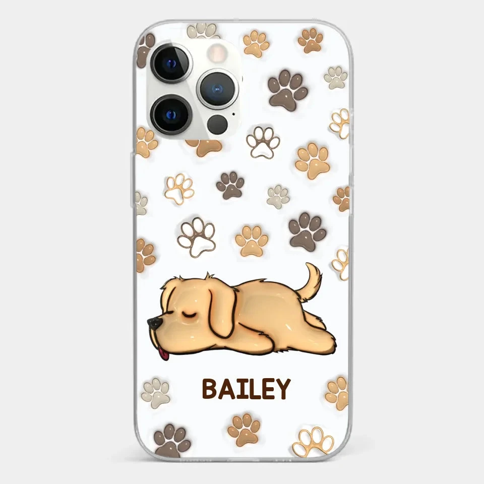Pets Leave Paw Prints On Our Hearts - Dog & Cat Personalized Custom 3D Inflated Effect Printed Clear Phone Case - Gift For Pet Owners, Pet Lovers 15 Pets Leave Paw Prints On Our Hearts - Dog & Cat Personalized Custom 3D Inflated Effect Printed Clear Phone Case - Gift For Pet Owners, Pet Lovers - Image 15