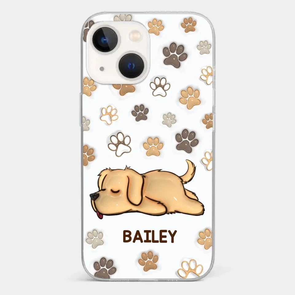 Pets Leave Paw Prints On Our Hearts - Dog & Cat Personalized Custom 3D Inflated Effect Printed Clear Phone Case - Gift For Pet Owners, Pet Lovers 18 Pets Leave Paw Prints On Our Hearts - Dog & Cat Personalized Custom 3D Inflated Effect Printed Clear Phone Case - Gift For Pet Owners, Pet Lovers - Image 18