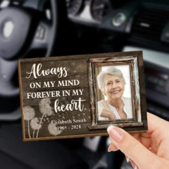Custom Photo Forever In Our Hearts, You Will Remain - Memorial Personalized Custom Car Visor Clip - Sympathy Gift For Family Members 6 Custom Photo Forever In Our Hearts, You Will Remain - Memorial Personalized Custom Car Visor Clip - Sympathy Gift For Family Members -Pawfect House Sale 6775f95a1b5cc