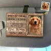 Custom Photo Forever Loved, Now Flying High With Angel Wings - Memorial Personalized Custom Car Visor Clip - Sympathy Gift For Pet Owners, Pet Lovers
