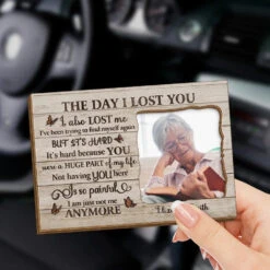 Custom Photo You Will Always Be A Part Of Us - Memorial Personalized Custom Car Visor Clip - Sympathy Gift For Family Members -Pawfect House Sale 677600346c0e0