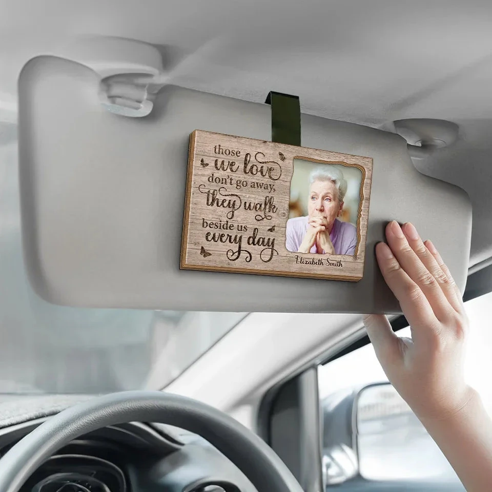 Custom Photo In Our Souls, Your Spirit Remains - Memorial Personalized Custom Car Visor Clip - Sympathy Gift For Family Members 4 Custom Photo In Our Souls, Your Spirit Remains - Memorial Personalized Custom Car Visor Clip - Sympathy Gift For Family Members - Image 4