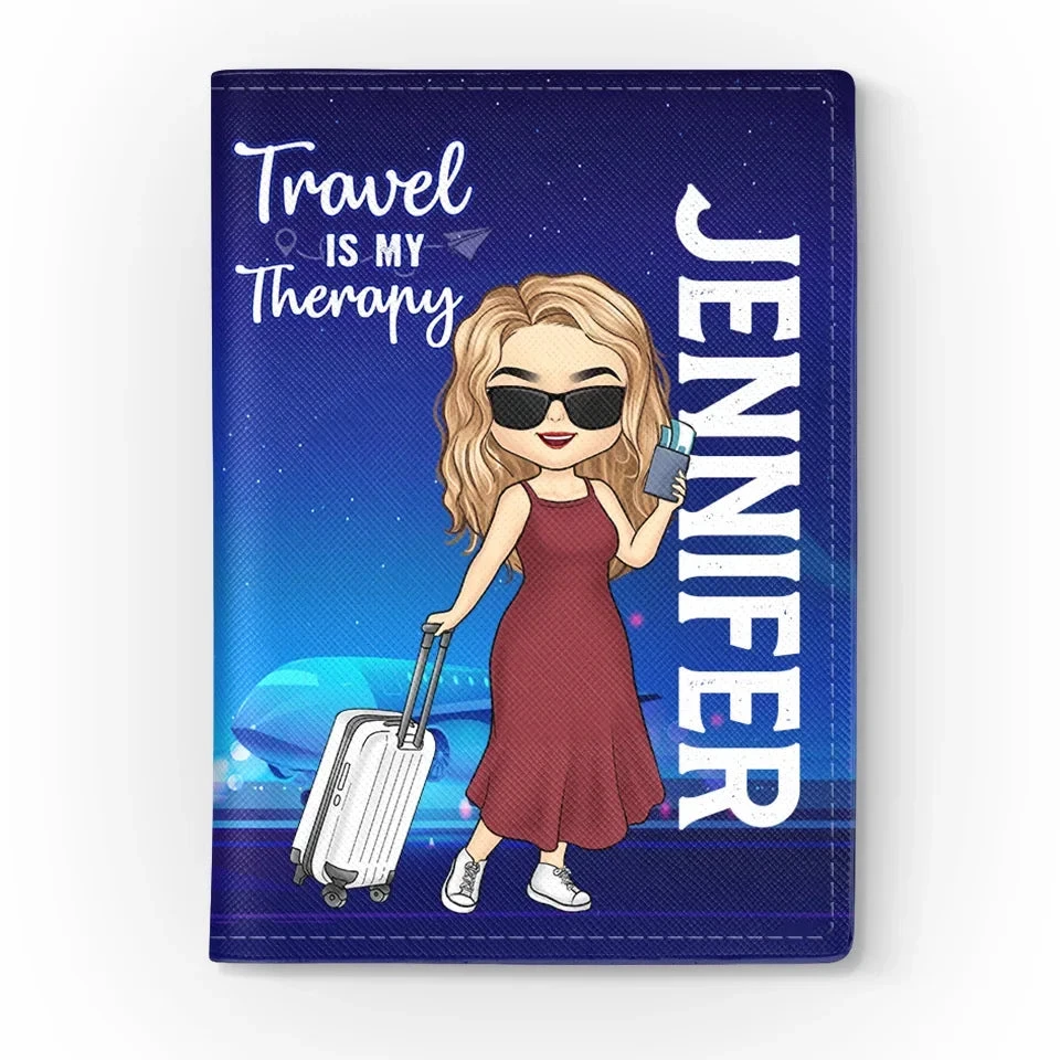 Work, Travel, Save, Repeat - Travel Personalized Custom Passport Cover, Passport Holder - Holiday Vacation Gift, Gift For Adventure Travel Lovers 3 Work, Travel, Save, Repeat - Travel Personalized Custom Passport Cover, Passport Holder - Holiday Vacation Gift, Gift For Adventure Travel Lovers - Image 3