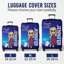 Travel Far Enough, You Meet Yourself - Travel Personalized Custom Luggage Cover - Summer Vacation Gift, Gift For Adventure Travel Lovers -Pawfect House Sale 67765f3eb5a56