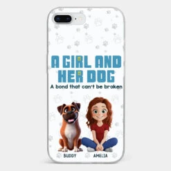 A Girl And Her Dogs - Dog Personalized Custom Clear Phone Case - Gift For Pet Owners, Pet Lovers -Pawfect House Sale 677b4f50cb99e cc5c7f5f 36b5 4631 9812 9a57e28b7e97