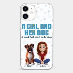 A Girl And Her Dogs - Dog Personalized Custom Clear Phone Case - Gift For Pet Owners, Pet Lovers -Pawfect House Sale 677b4f566f49d 1982f4bf d34d 45b0 8700 0d01b187ccd5