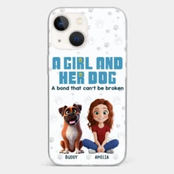A Girl And Her Dogs - Dog Personalized Custom Clear Phone Case - Gift For Pet Owners, Pet Lovers -Pawfect House Sale 677b4f5b7c852 650ec742 f6c5 47d4 a2f6 63f892f11b29