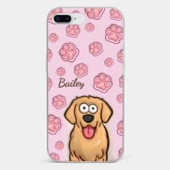 Furry Friends Are The Ultimate Healers - Dog & Cat Personalized Custom 3D Inflated Effect Printed Clear Phone Case - Gift For Pet Owners, Pet Lovers -Pawfect House Sale 677b580b46363 0416b46c 1b84 4093 9294 a1c070a7ef5c