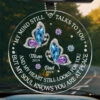 My Heart Still Looks For You - Memorial Personalized Custom Car Ornament - Acrylic Custom Shaped - Sympathy Gift For Family Members