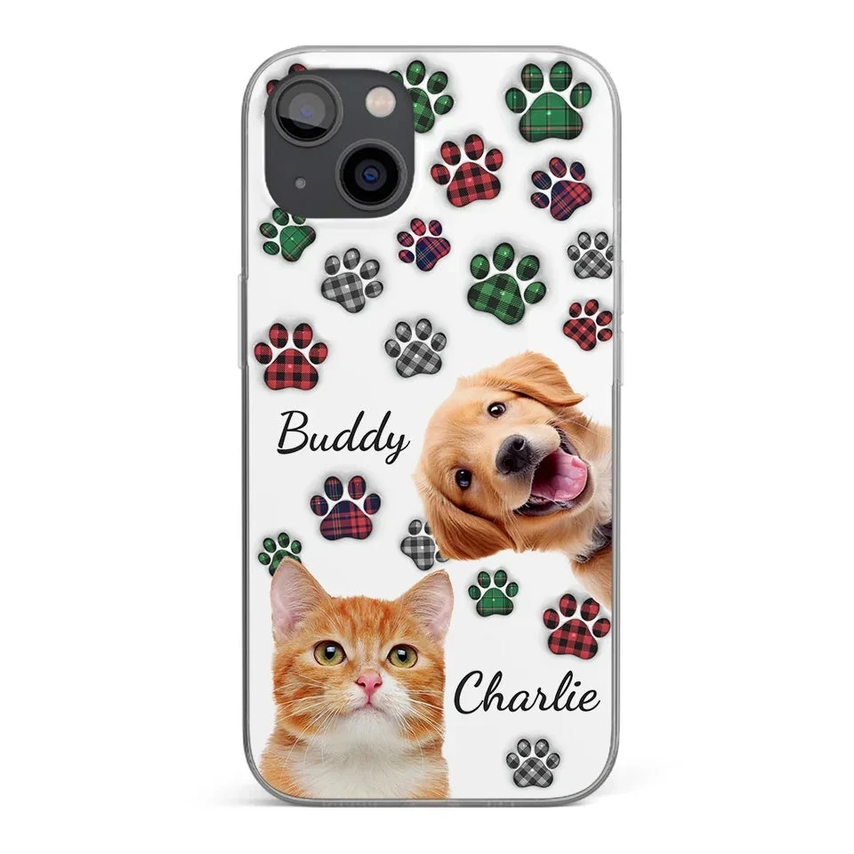 Custom Photo My Best Friend Has Four Paws - Dog & Cat Personalized Custom 3D Inflated Effect Printed Clear Phone Case - Gift For Pet Owners, Pet Lovers 1 Custom Photo My Best Friend Has Four Paws - Dog & Cat Personalized Custom 3D Inflated Effect Printed Clear Phone Case - Gift For Pet Owners, Pet Lovers