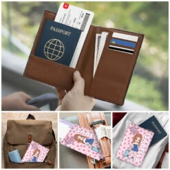 If Not Now Then When - Travel Personalized Custom Passport Cover, Passport Holder - Holiday Vacation Gift, Gift For Adventure Travel Lovers -Pawfect House Sale 677c045eba5a7