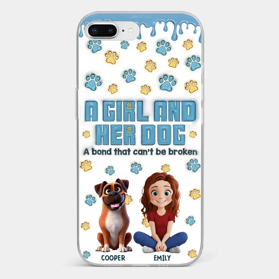 A Bond That Can't Be Broken - Dog Personalized Custom 3D Inflated Effect Printed Clear Phone Case - Gift For Pet Owners, Pet Lovers 5 A Bond That Can't Be Broken - Dog Personalized Custom 3D Inflated Effect Printed Clear Phone Case - Gift For Pet Owners, Pet Lovers - Image 5
