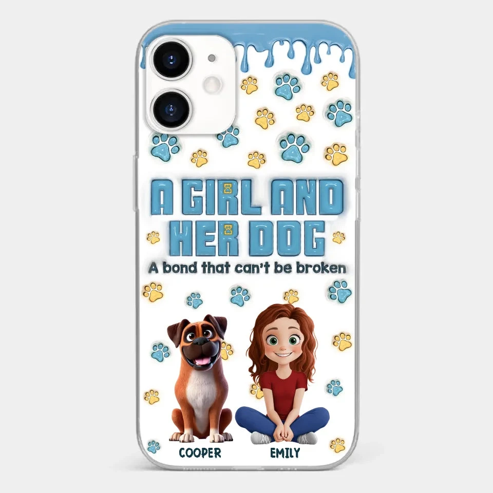 A Bond That Can't Be Broken - Dog Personalized Custom 3D Inflated Effect Printed Clear Phone Case - Gift For Pet Owners, Pet Lovers 9 A Bond That Can't Be Broken - Dog Personalized Custom 3D Inflated Effect Printed Clear Phone Case - Gift For Pet Owners, Pet Lovers - Image 9