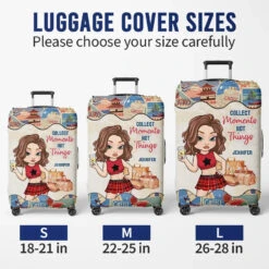 To Travel Is To Live - Travel Personalized Custom Luggage Cover - Summer Vacation Gift, Gift For Adventure Travel Lovers -Pawfect House Sale 677ce92fc942e