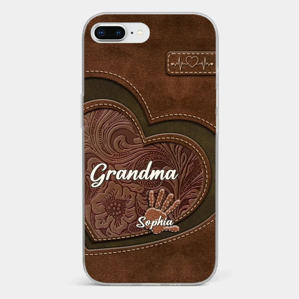Grandma’s Hands, A Map Of Love And Wisdom - Family Personalized Custom Clear Phone Case - Gift For Mom, Grandma 5 Grandma’s Hands, A Map Of Love And Wisdom - Family Personalized Custom Clear Phone Case - Gift For Mom, Grandma - Image 5