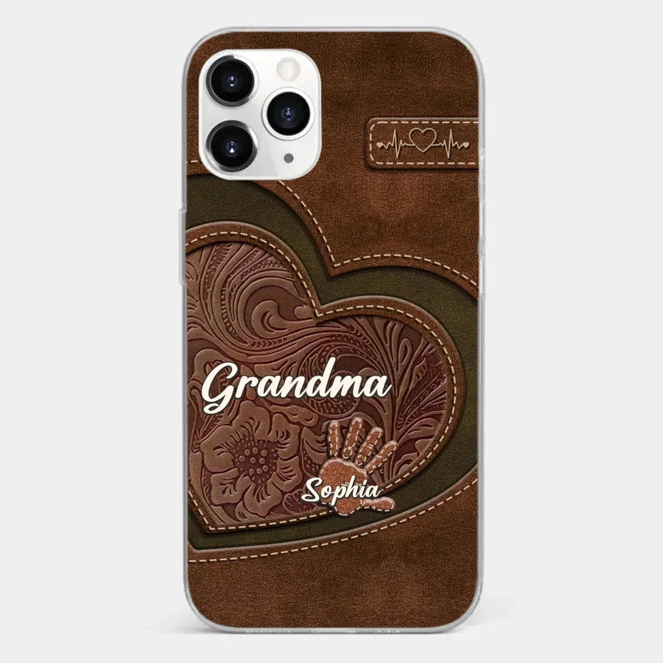 Grandma’s Hands, A Map Of Love And Wisdom - Family Personalized Custom Clear Phone Case - Gift For Mom, Grandma 7 Grandma’s Hands, A Map Of Love And Wisdom - Family Personalized Custom Clear Phone Case - Gift For Mom, Grandma - Image 7