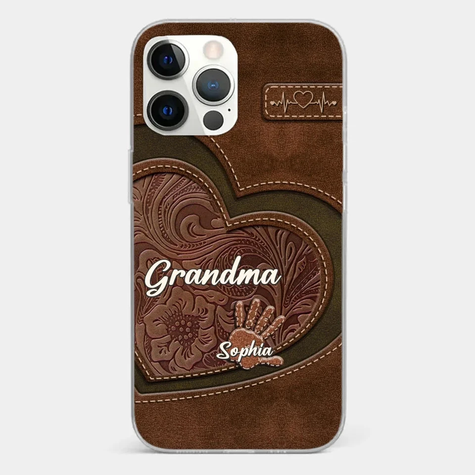 Grandma’s Hands, A Map Of Love And Wisdom - Family Personalized Custom Clear Phone Case - Gift For Mom, Grandma 16 Grandma’s Hands, A Map Of Love And Wisdom - Family Personalized Custom Clear Phone Case - Gift For Mom, Grandma - Image 16