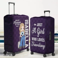 Go Where Your Heart Feels Alive - Travel Personalized Custom Luggage Cover - Summer Vacation Gift, Gift For Adventure Travel Lovers -Pawfect House Sale 677cf82d349a2