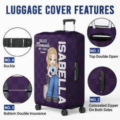 Go Where Your Heart Feels Alive - Travel Personalized Custom Luggage Cover - Summer Vacation Gift, Gift For Adventure Travel Lovers -Pawfect House Sale 677cf83a18094