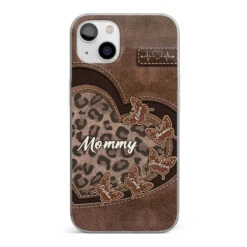 Grandma’s Love Is The Warmest Place To Be - Family Personalized Custom Clear Phone Case - Gift For Mom, Grandma