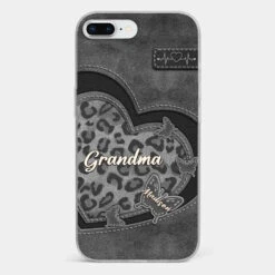 Grandma’s Love Is The Warmest Place To Be - Family Personalized Custom Clear Phone Case - Gift For Mom, Grandma -Pawfect House Sale 677e457debd3e 51f2dfbb a112 4f07 8395 f8c7ea688003