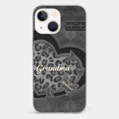 Grandma’s Love Is The Warmest Place To Be - Family Personalized Custom Clear Phone Case - Gift For Mom, Grandma -Pawfect House Sale 677e458b859c3 e2c6ef01 6441 43dd bce1 fdcd2a8952ba