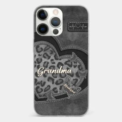Grandma’s Love Is The Warmest Place To Be - Family Personalized Custom Clear Phone Case - Gift For Mom, Grandma -Pawfect House Sale 677e458c75fd8 53bba5a4 2cda 4589 bd3f 855e692b5600
