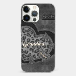 Grandma’s Love Is The Warmest Place To Be - Family Personalized Custom Clear Phone Case - Gift For Mom, Grandma -Pawfect House Sale 677e458d4e592 1a9b7614 1bdc 4032 b34f fec43e49f04d