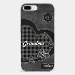 Grandma’s Love Is A Hug That Never Ends - Family Personalized Custom Clear Phone Case - Gift For Mom, Grandma -Pawfect House Sale 677e45b80ed30 e0225ec1 6588 46bb bb1c 0d5d1f761640