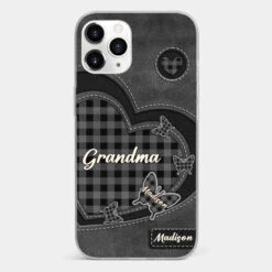 Grandma’s Love Is A Hug That Never Ends - Family Personalized Custom Clear Phone Case - Gift For Mom, Grandma -Pawfect House Sale 677e45bb99996 ddcb9a88 4224 4ad6 817b 383259cb6d14