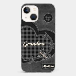 Grandma’s Love Is A Hug That Never Ends - Family Personalized Custom Clear Phone Case - Gift For Mom, Grandma -Pawfect House Sale 677e45c13d7dc b86952a9 2d8a 4f90 9272 a37a2c756df5