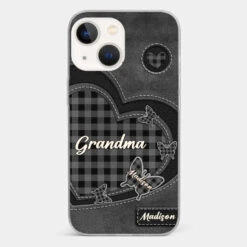 Grandma’s Love Is A Hug That Never Ends - Family Personalized Custom Clear Phone Case - Gift For Mom, Grandma -Pawfect House Sale 677e45c227aee b08c4cab f0e8 49e1 9df4 00ad0e0151d9