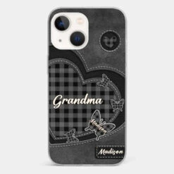 Grandma’s Love Is A Hug That Never Ends - Family Personalized Custom Clear Phone Case - Gift For Mom, Grandma -Pawfect House Sale 677e45c4c3fea ae2a528d 95e4 41bc 85b2 7066c92c35a2
