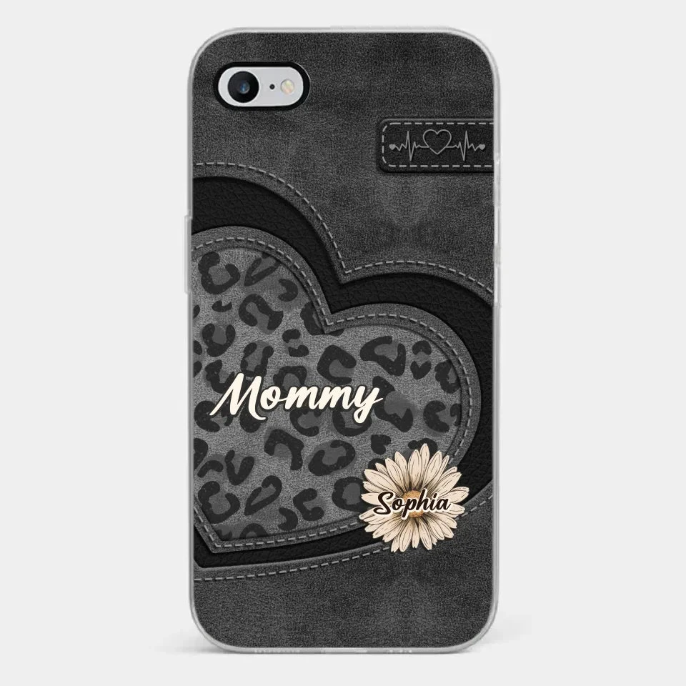 You Are My Forever Flower, Mom - Family Personalized Custom Clear Phone Case - Gift For Mom, Grandma 2 You Are My Forever Flower, Mom - Family Personalized Custom Clear Phone Case - Gift For Mom, Grandma - Image 2