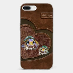 A Turtle Carries Its Home, Grandma Carries Generations Of Love - Family Personalized Custom Clear Phone Case - Gift For Mom, Grandma -Pawfect House Sale 677e52ea13cfb cdae195d c65c 4c6e 8157 3fe76db68fbb