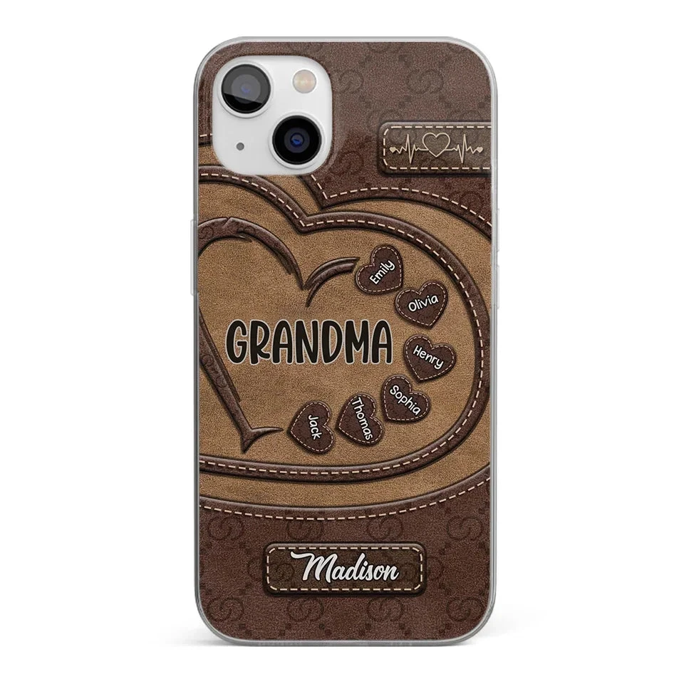 Rooted In Love, Growing Together - Family Personalized Custom Clear Phone Case - Gift For Mom, Grandma 1 Rooted In Love, Growing Together - Family Personalized Custom Clear Phone Case - Gift For Mom, Grandma