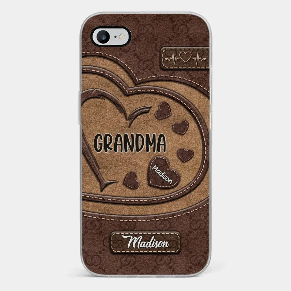 Rooted In Love, Growing Together - Family Personalized Custom Clear Phone Case - Gift For Mom, Grandma 2 Rooted In Love, Growing Together - Family Personalized Custom Clear Phone Case - Gift For Mom, Grandma - Image 2