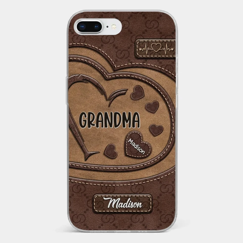 Rooted In Love, Growing Together - Family Personalized Custom Clear Phone Case - Gift For Mom, Grandma 4 Rooted In Love, Growing Together - Family Personalized Custom Clear Phone Case - Gift For Mom, Grandma - Image 4