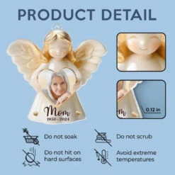 Custom Photo Your Laughter Lingers In Our Hearts - Memorial Personalized Custom Car Ornament - Acrylic Custom Shaped - Sympathy Gift For Family Members -Pawfect House Sale 677f4101b5a3e