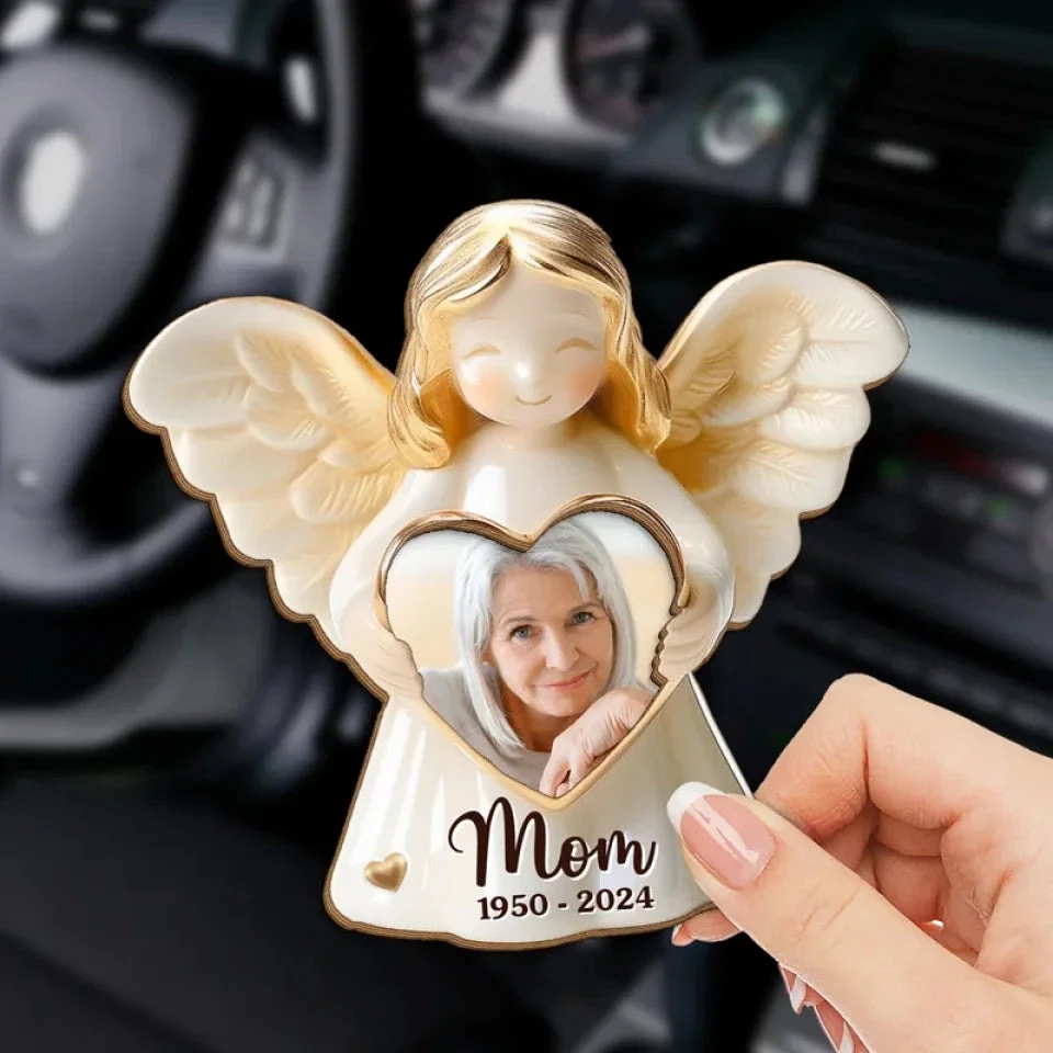 Custom Photo In Loving Memory Of A Gentle Soul - Memorial Personalized Custom Car Visor Clip - Sympathy Gift For Family Members 3 Custom Photo In Loving Memory Of A Gentle Soul - Memorial Personalized Custom Car Visor Clip - Sympathy Gift For Family Members - Image 3