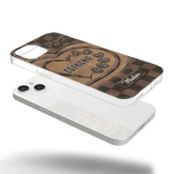 Grandma’s Love Is The Heart Of Our Family - Family Personalized Custom Clear Phone Case - Gift For Mom, Grandma -Pawfect House Sale 677f9d0c2ae8f