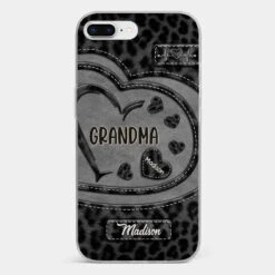 Grandma’s Love Makes Life Sweeter - Family Personalized Custom Clear Phone Case - Gift For Mom, Grandma -Pawfect House Sale 677f9f58b6dce 5c70785b 9b0a 4ce7 a4c1 439a6b140026