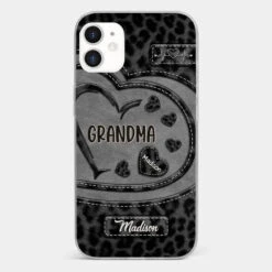 Grandma’s Love Makes Life Sweeter - Family Personalized Custom Clear Phone Case - Gift For Mom, Grandma -Pawfect House Sale 677f9f5a7c5ee d30d1297 9dfa 45d8 a8d4 336898b2000f